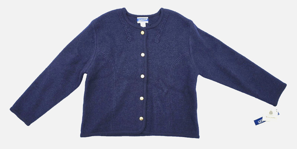 Pendleton Classic 100% Virgin Wool Woolmark Women's XL Button-Up Sweater NWT